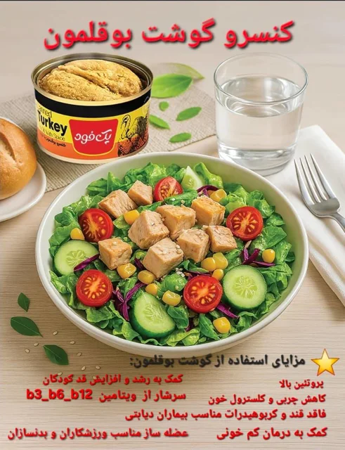 فواید استفاده از گوشت بوقلمون